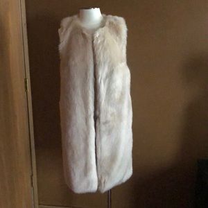 Faux fur vest